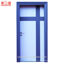 Porta interior de aço moderna porta decorativa